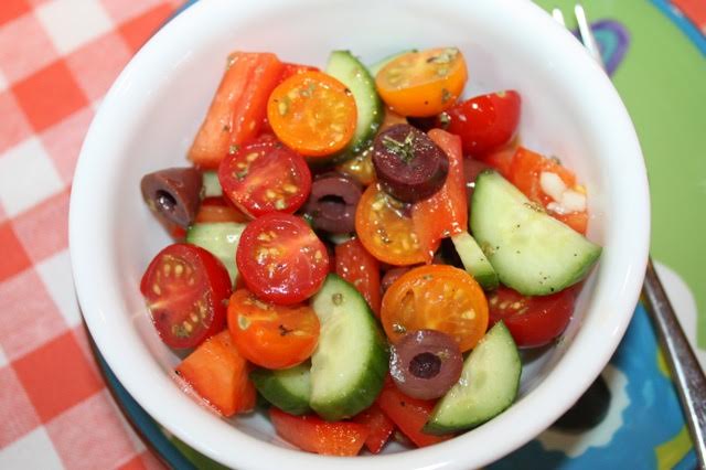 Garden Greek Salad | Lingonberry Lane